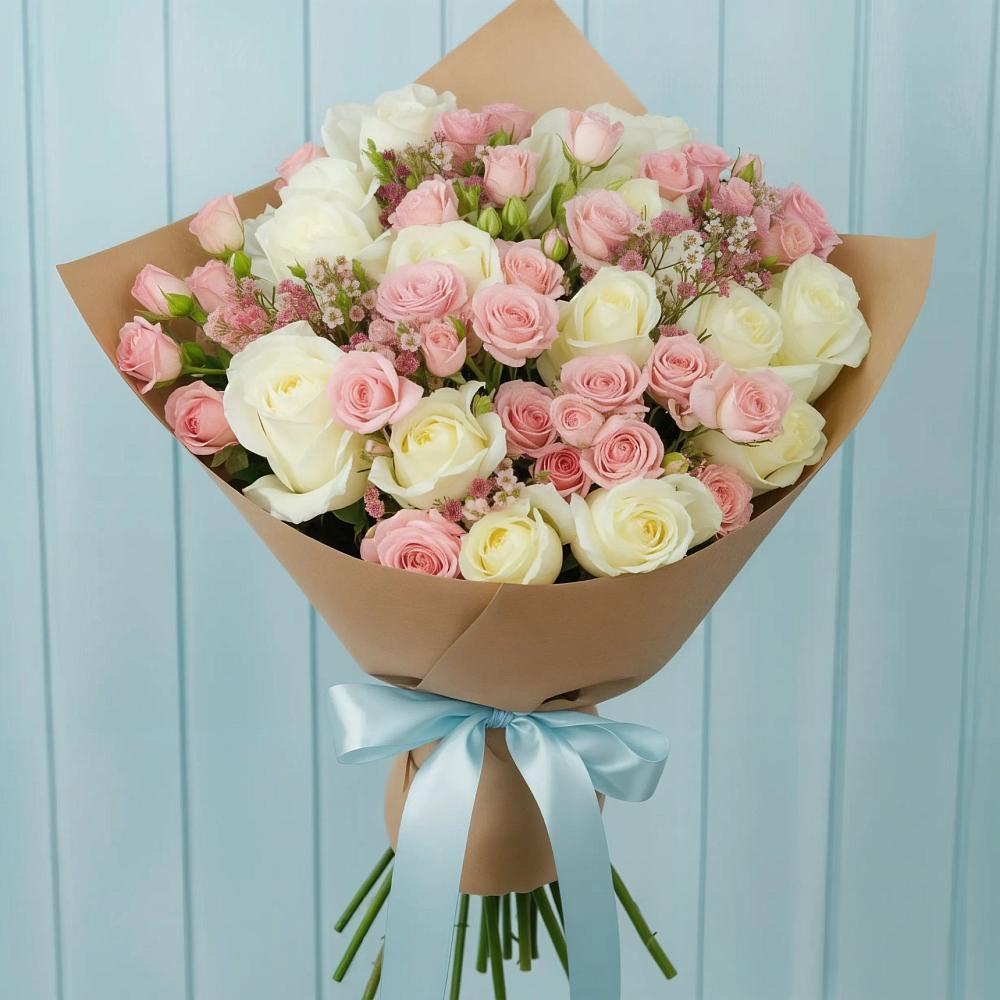 Букет цветов из: Розы в Кемерово