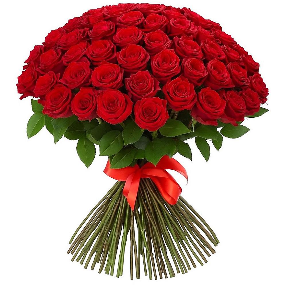 Букет Красные розы Блэк Меджик в Кемерово