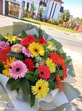 Букет цветов из:  Герберы #REPLACE_PRED# Кемерово