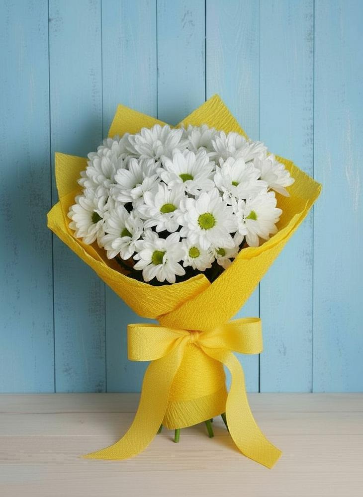 Букет цветов из: Хризантемы в Кемерово